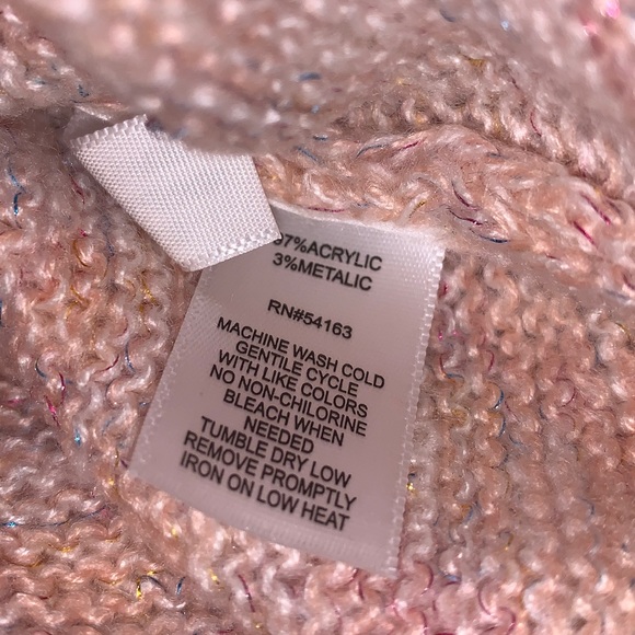 Kensie Blush Sweater Size XS NWT - Picture 4 of 4